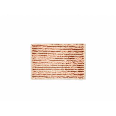 ferm LIVING - Kami Knotted Matta 80x120 Off-White/Röd Brun