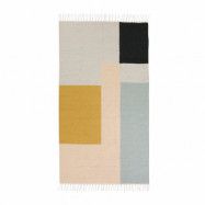 Ferm Living Kelim matta 80x140 cm squares