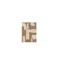 ferm LIVING - Piece Matta 140x200 Off-White/Toffee