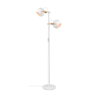 Halo Design D.C  Golvlampa 2L Ø18 E27,  Vit / Ek
