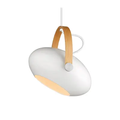 Halo Design D.C  Taklampa Ø26 E27,  Vit / Ek