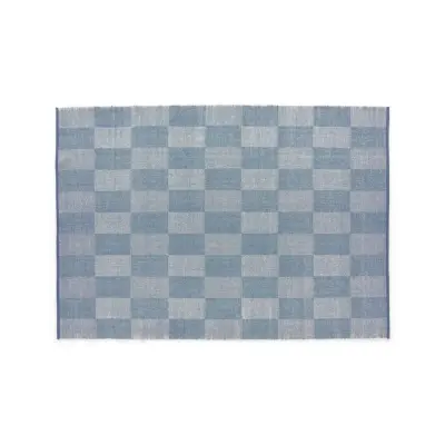 HAY - Check Matta Small 170x240 Light Blue