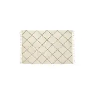 Hübsch - Rhomb Matta 120x180 Off-White