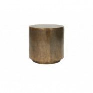 House Doctor - Rota Soffbord H50 Ø50 Antique Brass