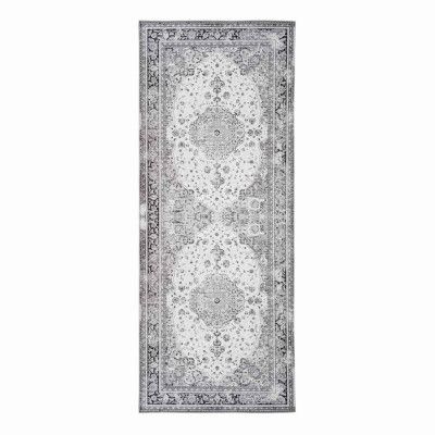 HOUSE NORDIC Havana matta - vit och svart polyester (80x200)