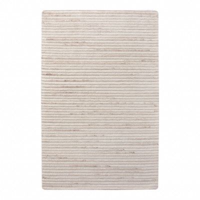 HOUSE NORDIC Mango matta, rektangulär - benvitt tyg (200x300)