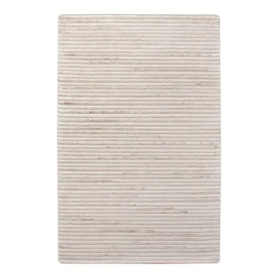 HOUSE NORDIC Mango matta, rektangulär - benvitt tyg (200x300)