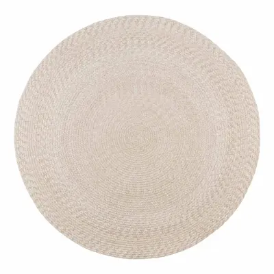 HOUSE NORDIC Menorca golvmatta, rund - sandåtervunnen plast (Ø180)