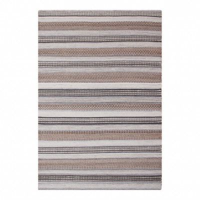 HOUSE NORDIC Morena matta, rektangulär - natur/grå jute/ull/bomull (200x300)