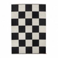 Kasthall Checkerboard Icon matta 165x240 cm Midnight Black 554