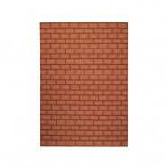 Kateha Brick matta Rust, 170x240 cm