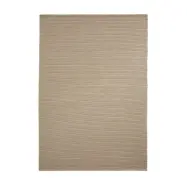 KAVE HOME Ardelia matta, rektangulär - beige syntetfibrer (300x200)