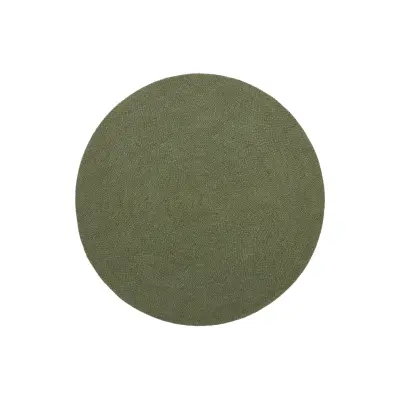 KAVE HOME Despas grön rund matta av syntetfibrerØ200 cm