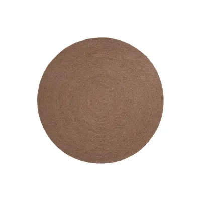 KAVE HOME Despas matta, rund - terrakotta syntetfibrer (Ø200)
