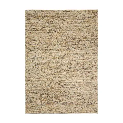 KAVE HOME Elanis matta, rektangulär - flerfärgad boucléull (300x200)