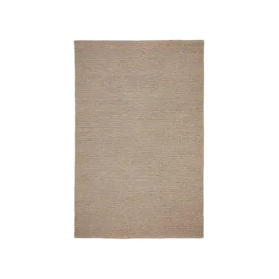 KAVE HOME Galinda taupe matta tillverkad av syntetfibrer, 160 x 230 cm