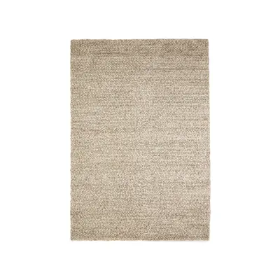 KAVE HOME Lubrin matta, rektangulär - grå ull (200x300)