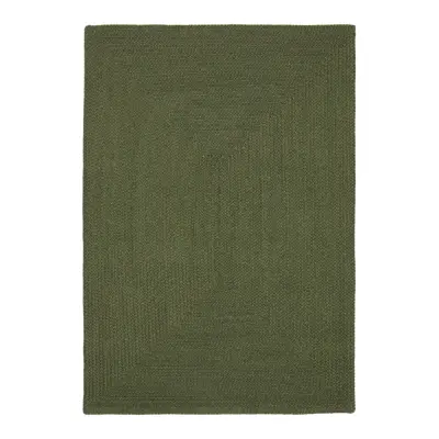 KAVE HOME Matta Despas i syntetfibrer grön 160 x 230 cm