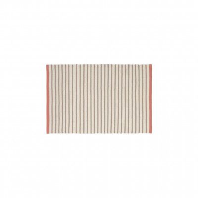 KAVE HOME Catiana matta, rektangulär - brunrandig PET (60x90)