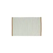 KAVE HOME Catiana matta, rektangulär - grönrandig PET (60x90)