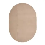 LAFORMA Cosima matta, oval - beige ull