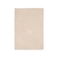 KAVE HOME Domm matta, rektangulär beige ull (160x230)