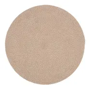 KAVE HOME Rodhe matta, rund - beige 100% PET (Ø150)
