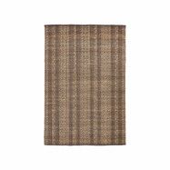 KAVE HOME Sinta jacquardmatta, rektangulär - brun jute (200x300)