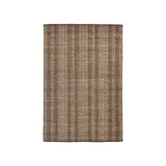 KAVE HOME Sinta jacquardmatta, rektangulär - brun jute (200x300)
