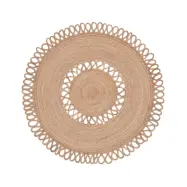 LAFORMA Vicenza matta, rund - naturlig jute