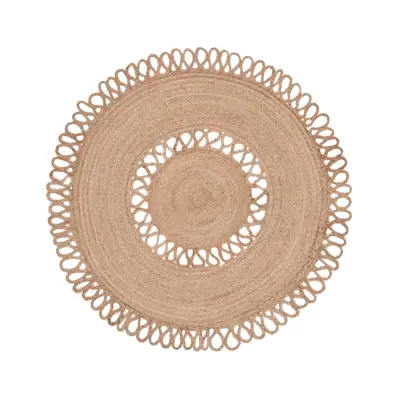 LAFORMA Vicenza matta, rund - naturlig jute