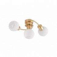 Lindby - Ciala 3 Plafond Brass/Opal