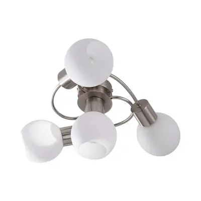 Lindby - Ciala 4 Plafond Nickel/Opal
