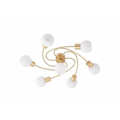 Lindby - Ciala 7 Plafond Brass/Opal