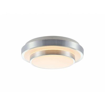 Lindby - Naima LED Plafond Round Ø29,5 White/Alu