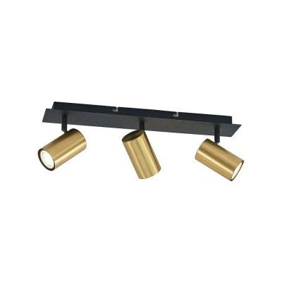 Lindby - Raisan 3 Square Plafond Black/Brass
