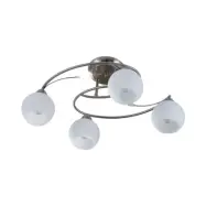Lindby - Svean 4 Plafond White/Nickel
