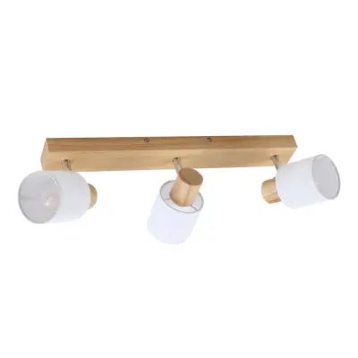 Lindby - Wanessa 3 Plafond Wood/White
