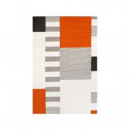 Linie Design Graphic matta orange, 200x300 cm