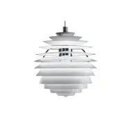 Louis Poulsen - PH Louvre LED-pendellampa, vit, smart