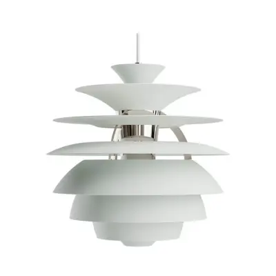 Louis Poulsen - PH Snowball hänglampa, grön/krom, Ø 40 cm