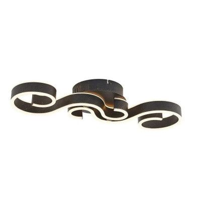 Lucande - Admira Plafond L51,7 Black/Gold Lucande
