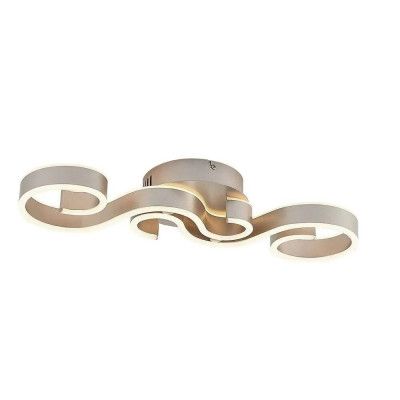 Lucande - Admira Plafond L51,7 Nickel