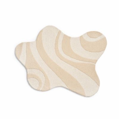 &Klevering Matta Liquid off-white 150x115 cm