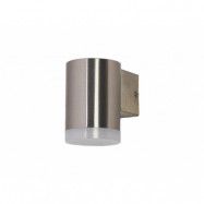 Lindby - Eliano LED Utomhus Vägglampa Stainless Steel