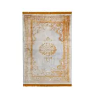 ZUIVER Marvel matta, rektangulär - gyllene tyg (200x300)