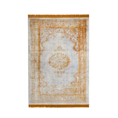 ZUIVER Marvel matta, rektangulär - gyllene tyg (200x300)