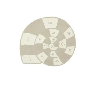 OYOY Living Design - Nautilus Hopscotch Matta Clay/Off-White