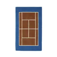 OYOY Living Design - Tennis Matta Caramel/Optic Blå