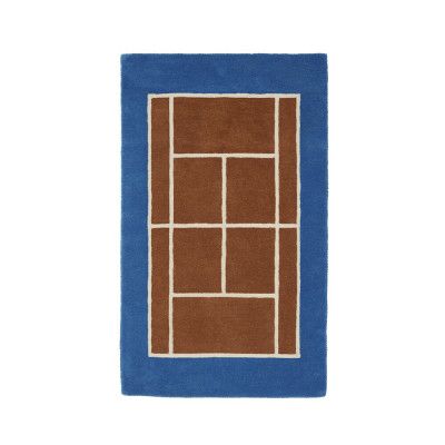 OYOY Living Design - Tennis Matta Caramel/Optic Blå